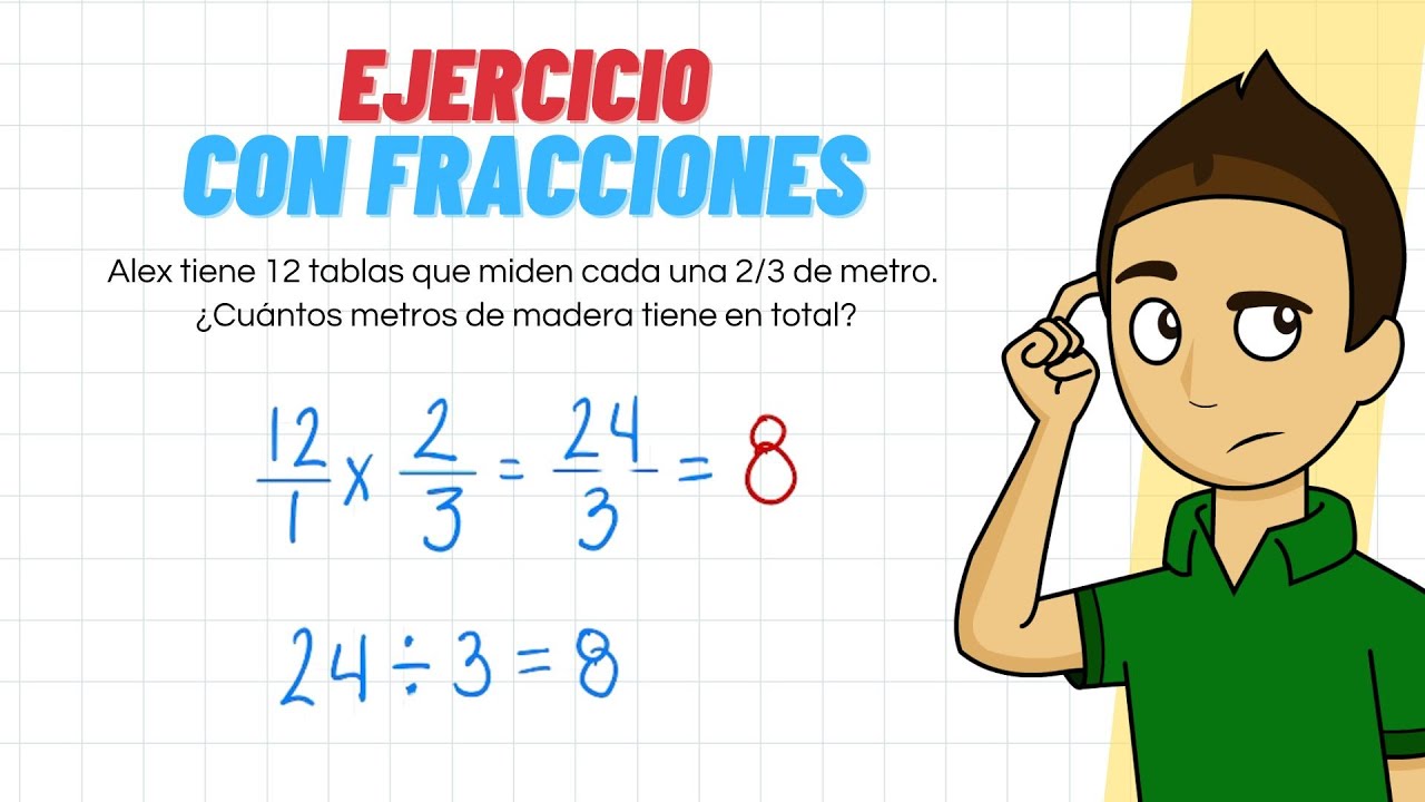 5 problemas de multiplicación de fracciones