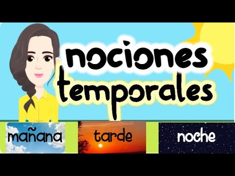actividades de orientacion temporal para niños de preescolar