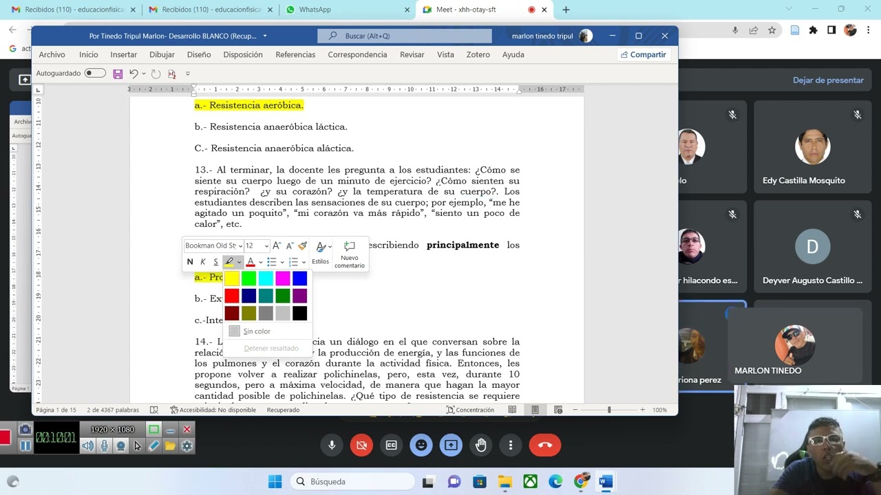 examen de educacion fisica para segundo de secundaria