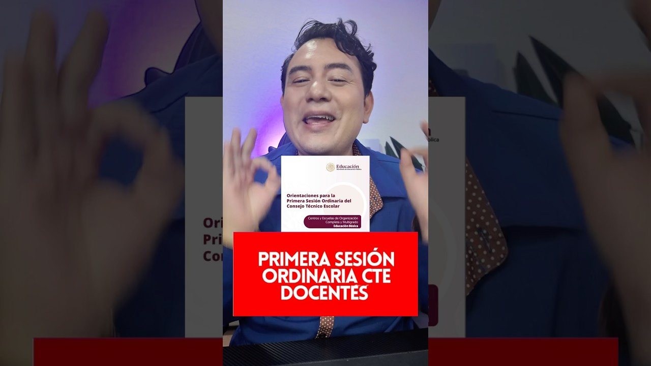 formatos de la primera sesion de consejo tecnico escolar