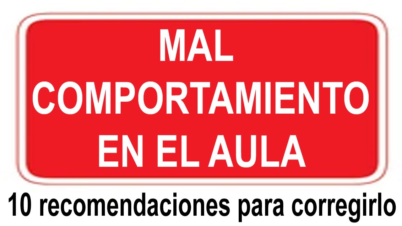 importancia de la conducta en el aula