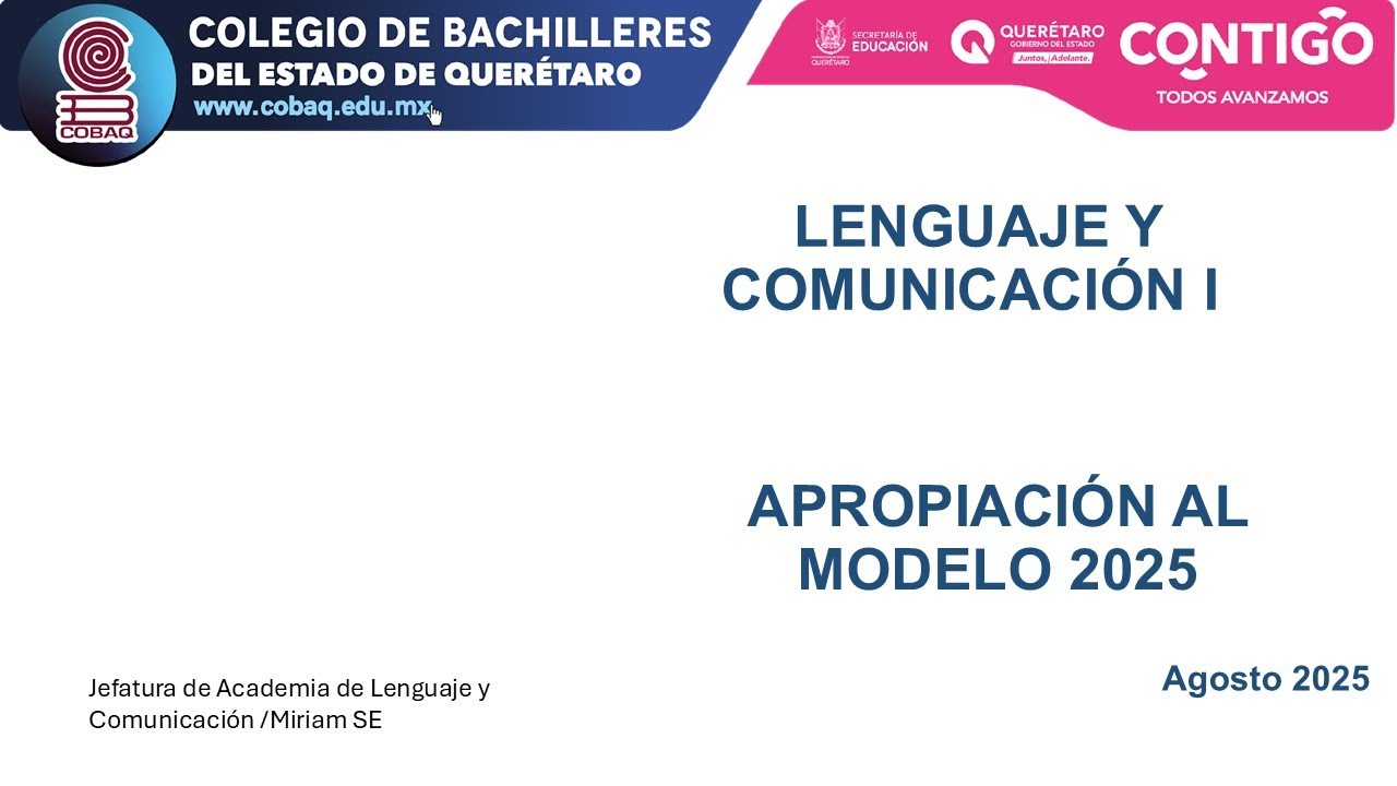 lenguaje y comunicacion del nuevo modelo educativo