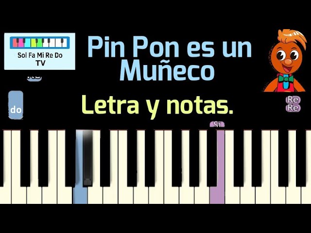 acordes de pin pon es un muñeco