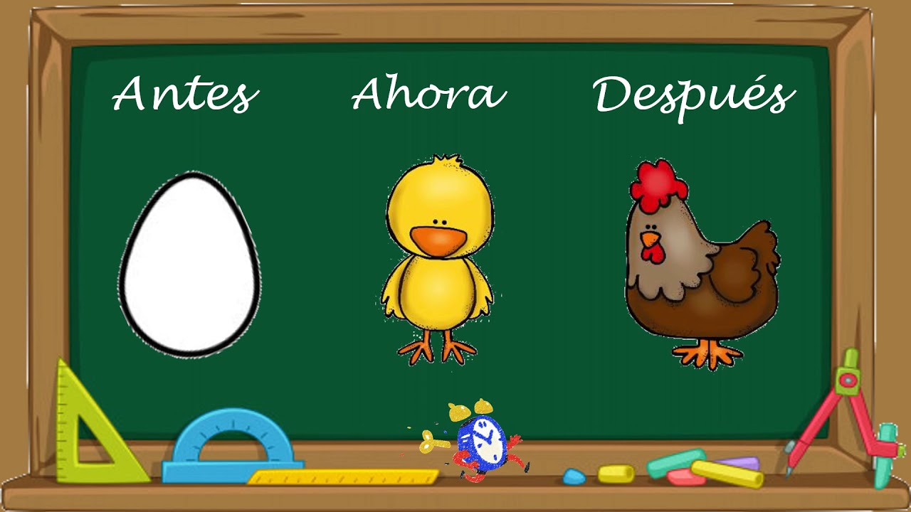 actividades de antes ahora y despues para niños