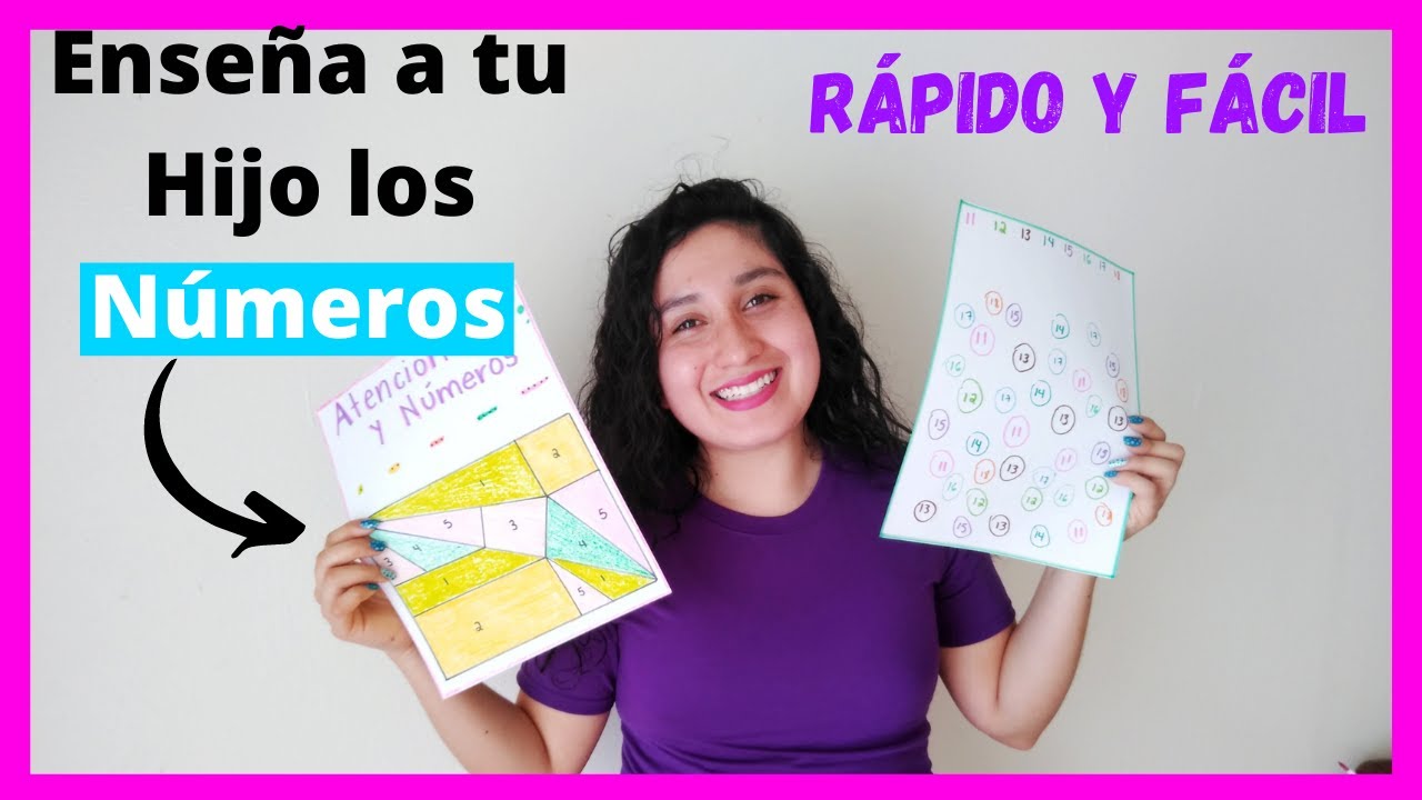 como enseñar en preescolar los numeros