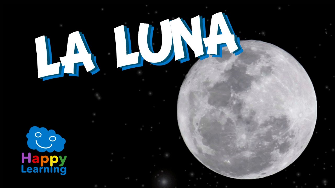 como es la luna explicacion para niños