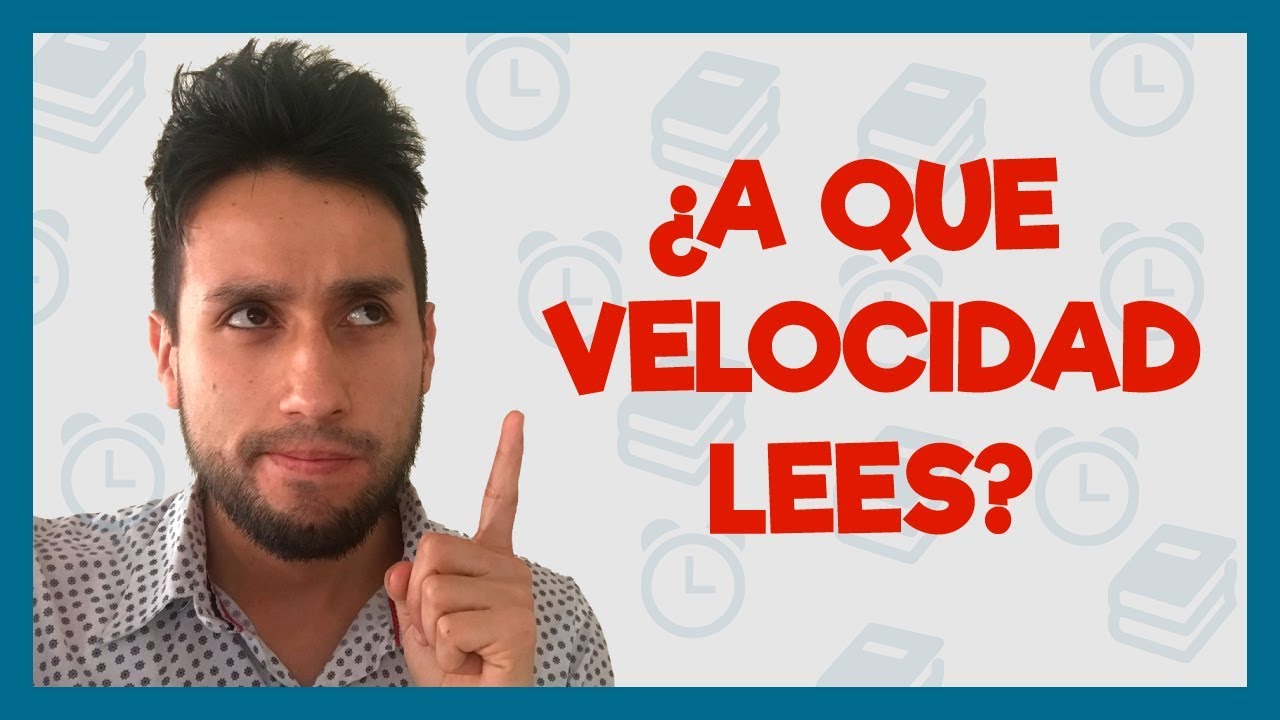 como se calcula la velocidad de lectura