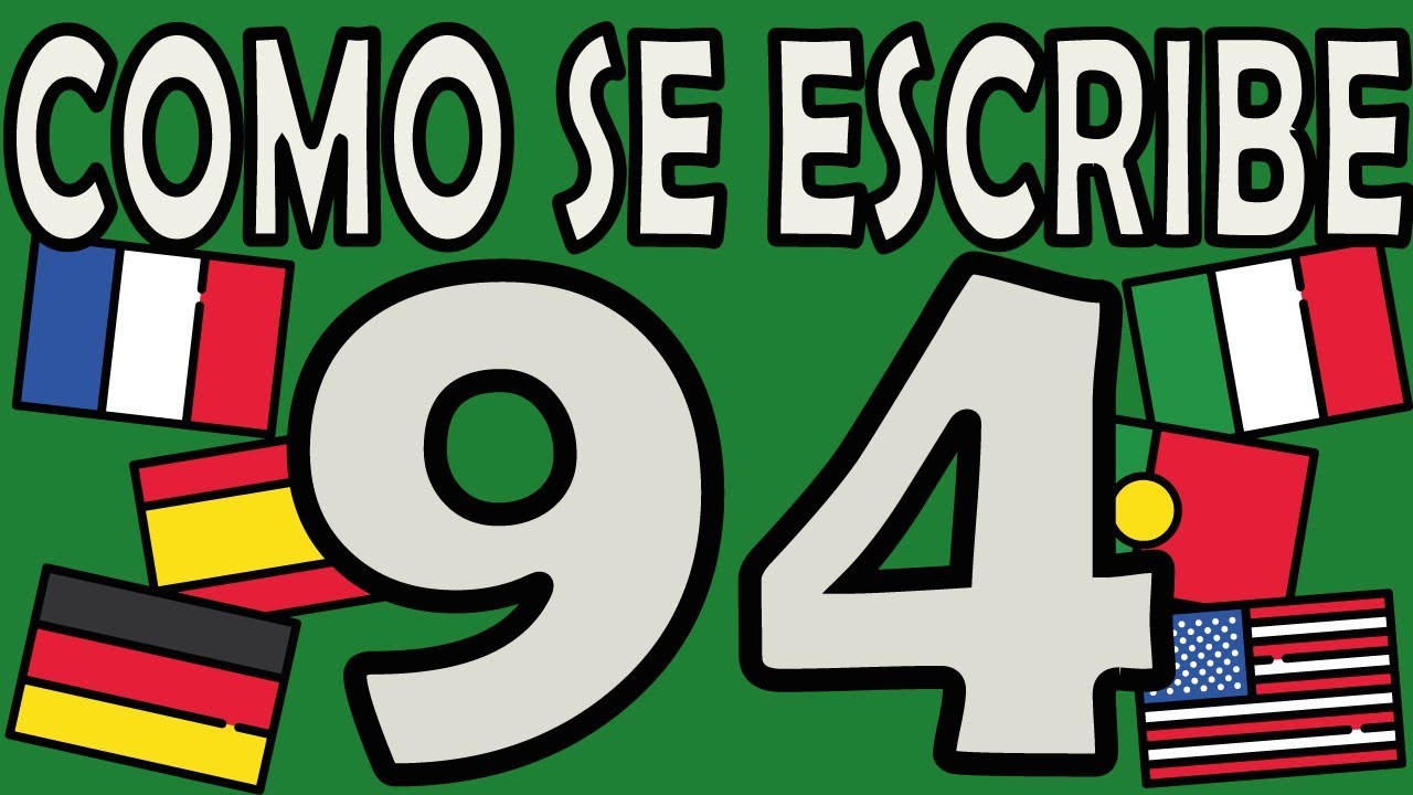 como se escribe 94 en letras