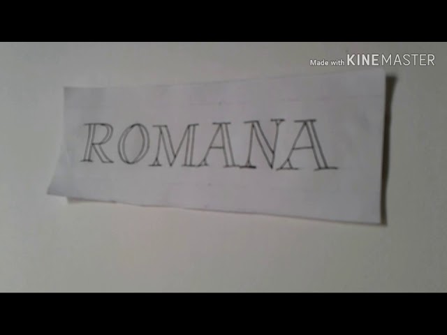 como se llama la escritura romana