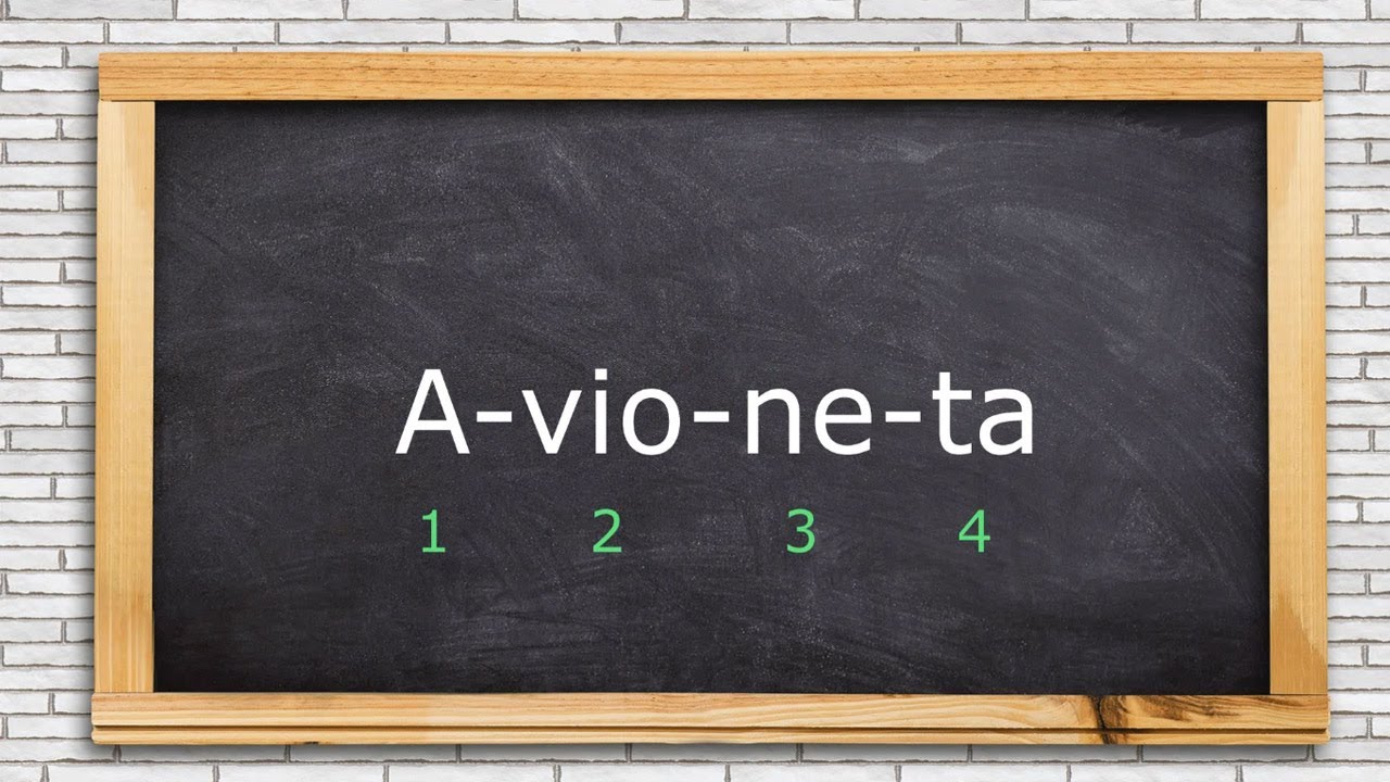 como se llaman las palabras de cuatro silabas