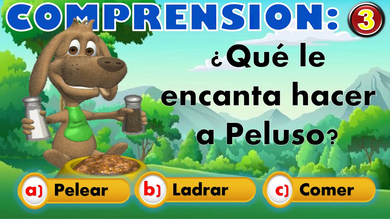 comprension lectora para niños de segundo de primaria