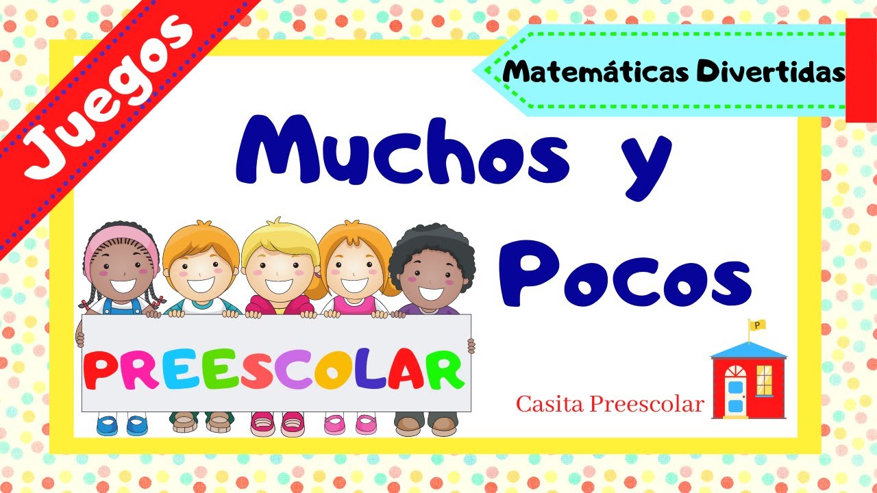 concepto de muchos pocos para preescolar
