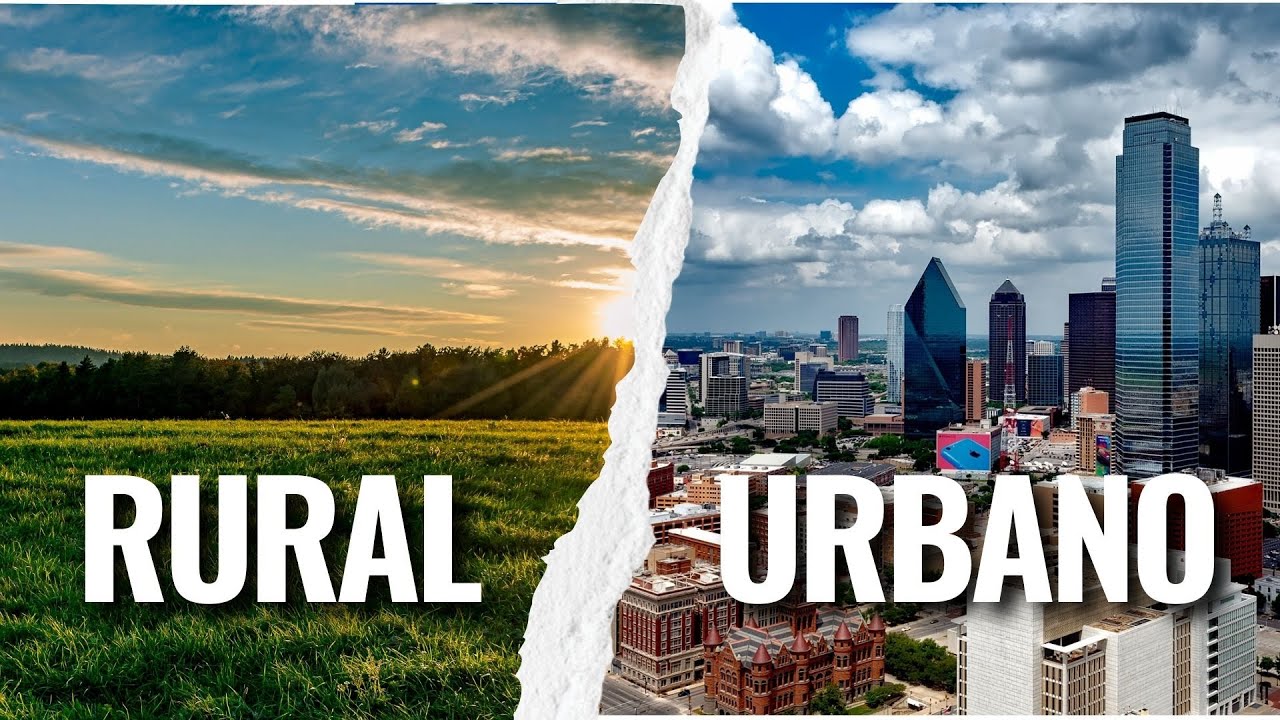 diferencias del medio rural y urbano en mexico