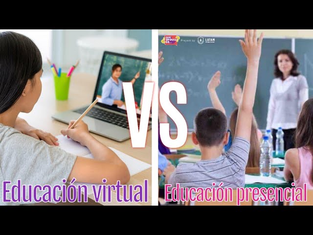 diferencias entre educación virtual y presencial