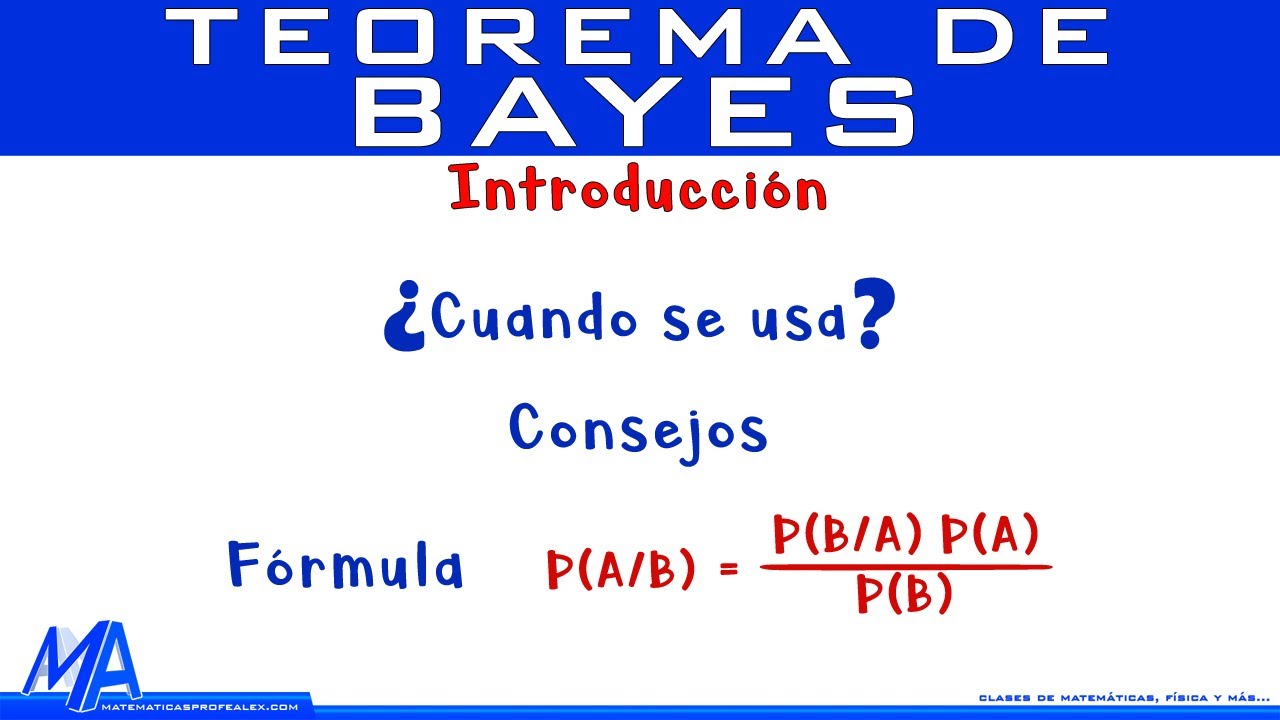 donde se aplica el teorema de bayes