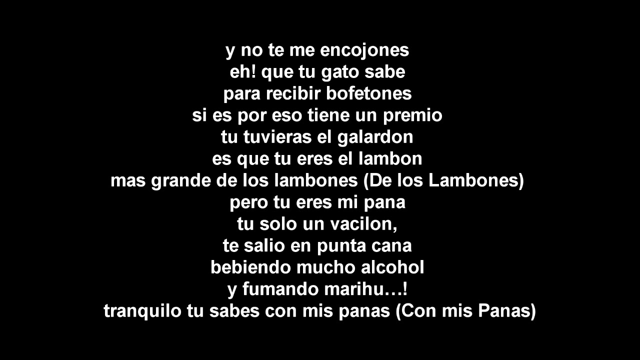 el flow de la cucaracha letra