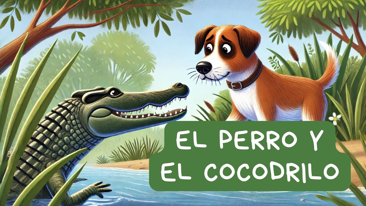 el perro y el cocodrilo moraleja