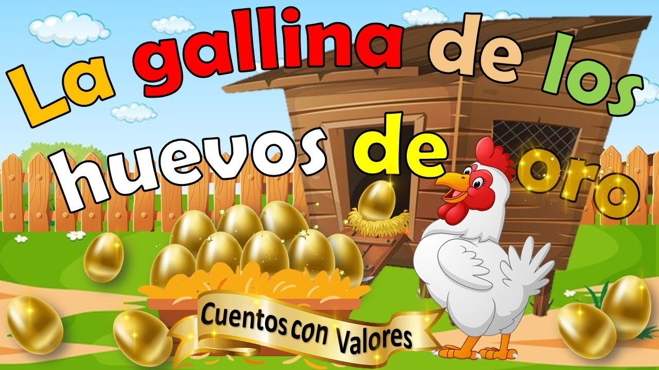 fábula de la gallina de huevos de oro
