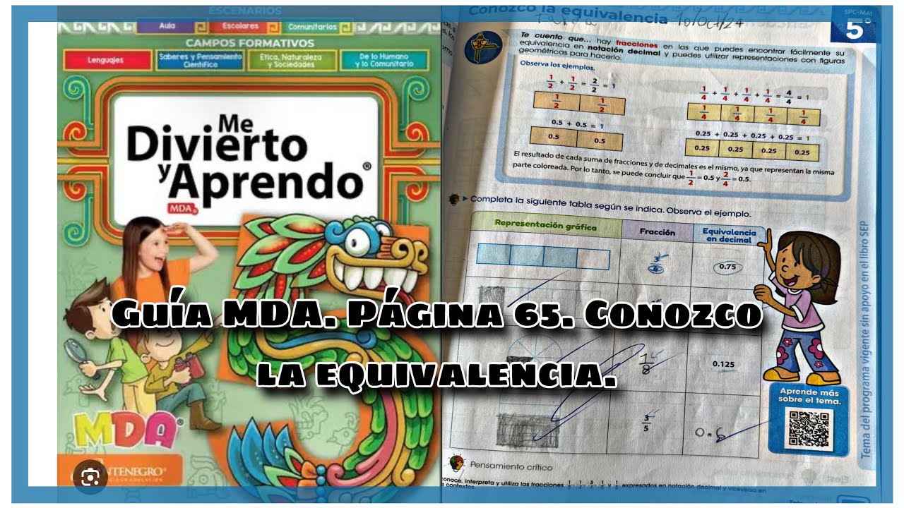 guia me divierto y aprendo 5 grado para el alumno