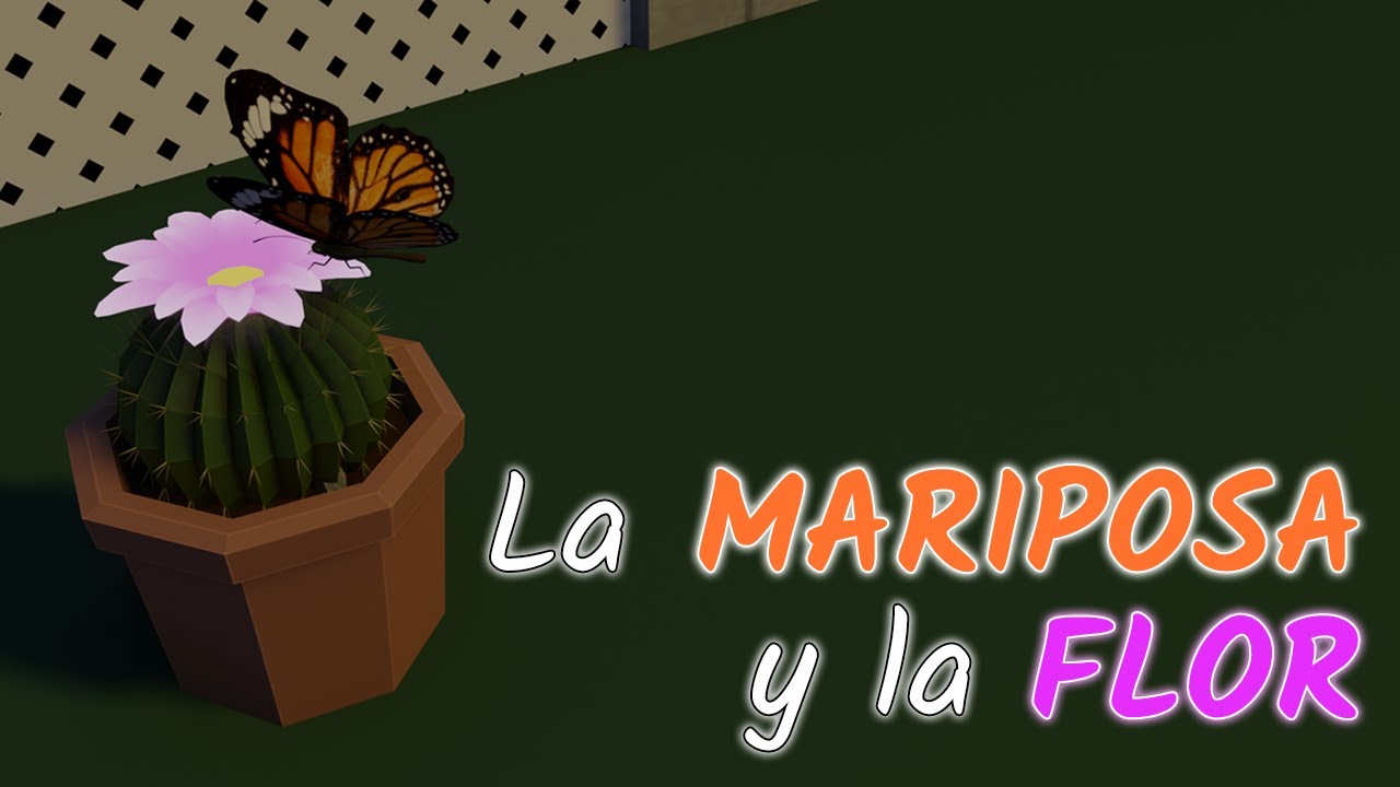 la flor y la mariposa poema
