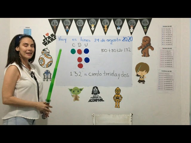 lectura y escritura de numeros de 3 y 4 cifras