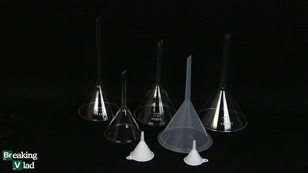 para que sirve el embudo de laboratorio