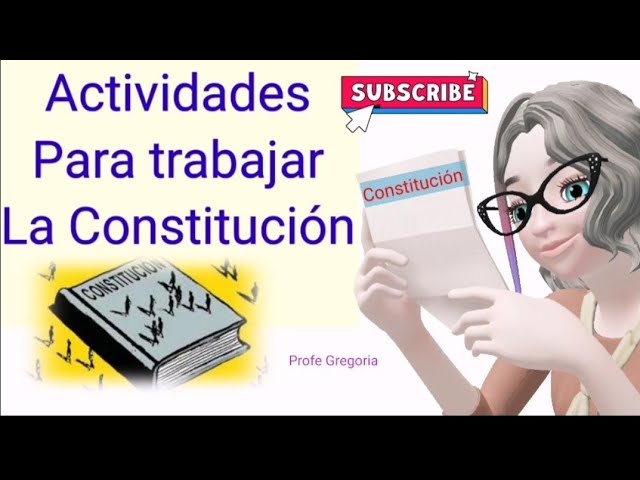 actividades sobre la constitución para primaria