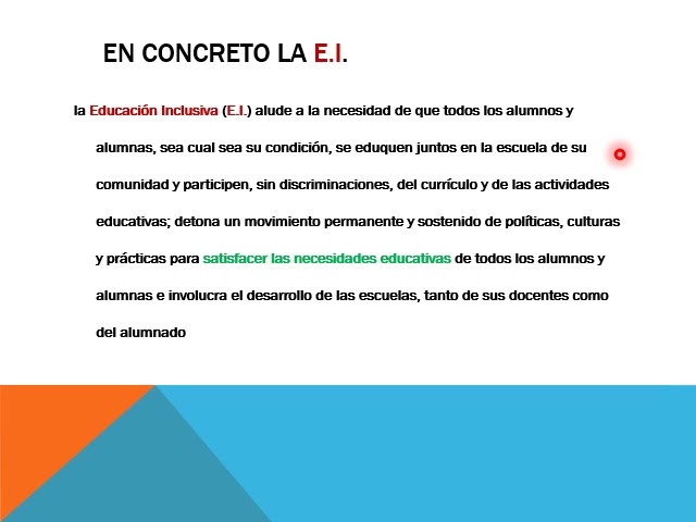 alumnos con necesidades educativas especiales tipos