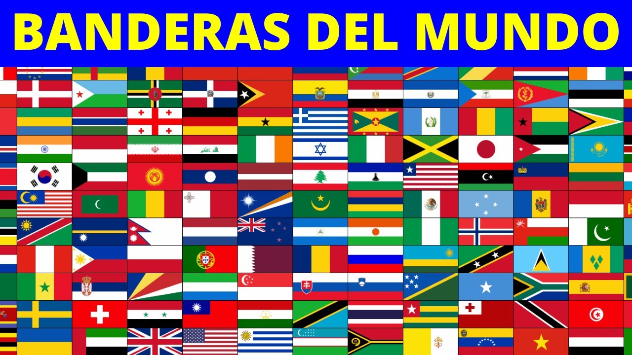 bandera de todo el mundo y sus nombres