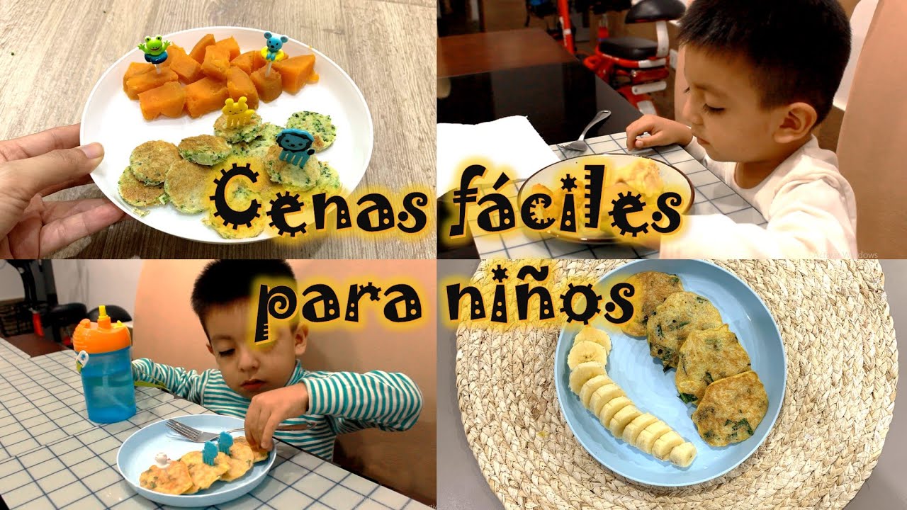 cenas rapidas y saludables para niños