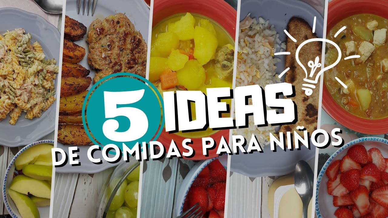 comidas para niños de 4 años