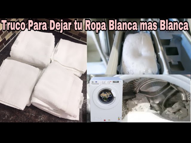 como blanquear la ropa en la lavadora