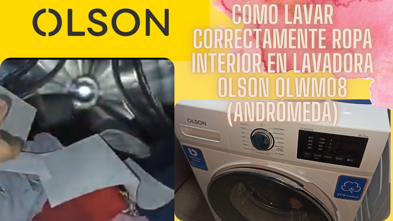 como lavar ropa interior en lavadora