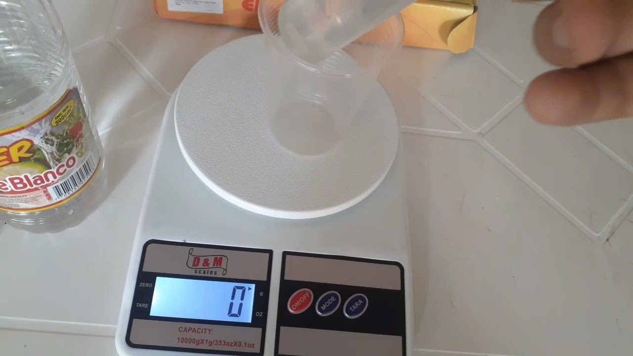 cuál es la densidad del vinagre