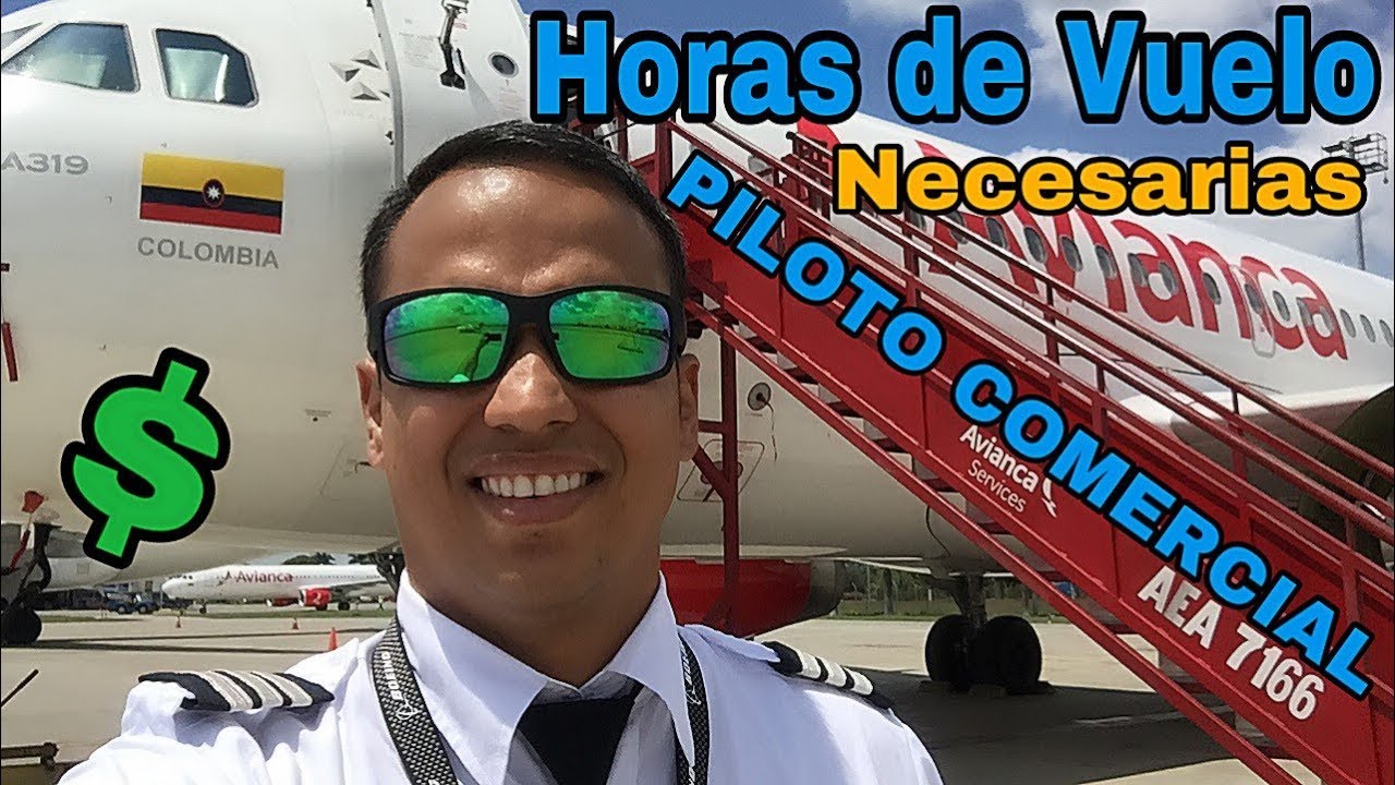 cuantas horas de vuelo se necesitan para ser piloto comercial