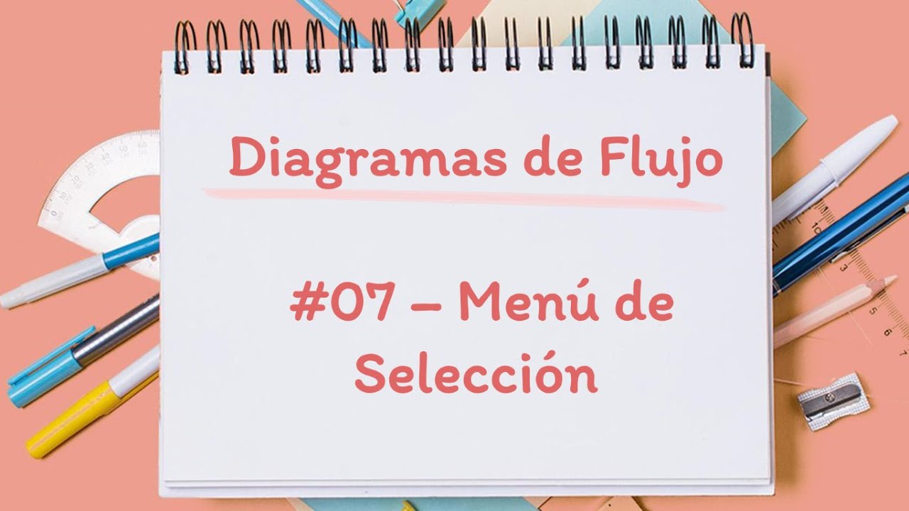 diagrama de flujo menu de opciones