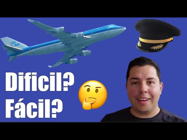 es dificil ser piloto de avion
