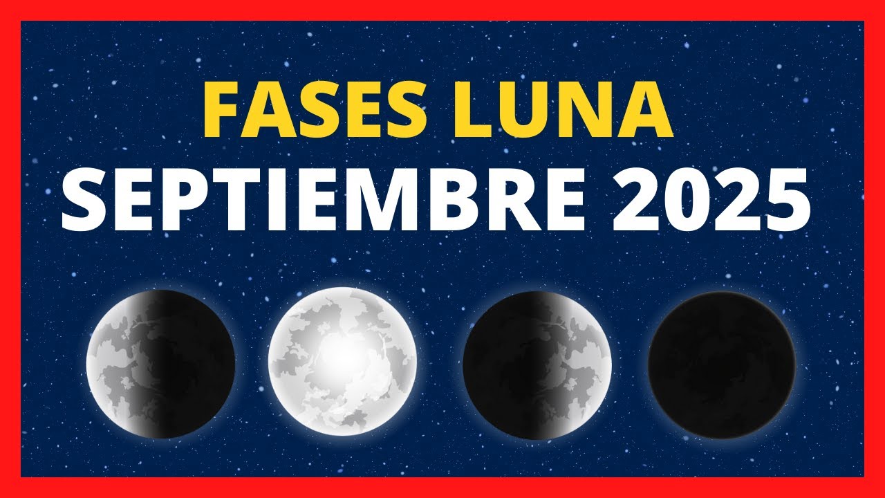 fases de la luna en septiembre