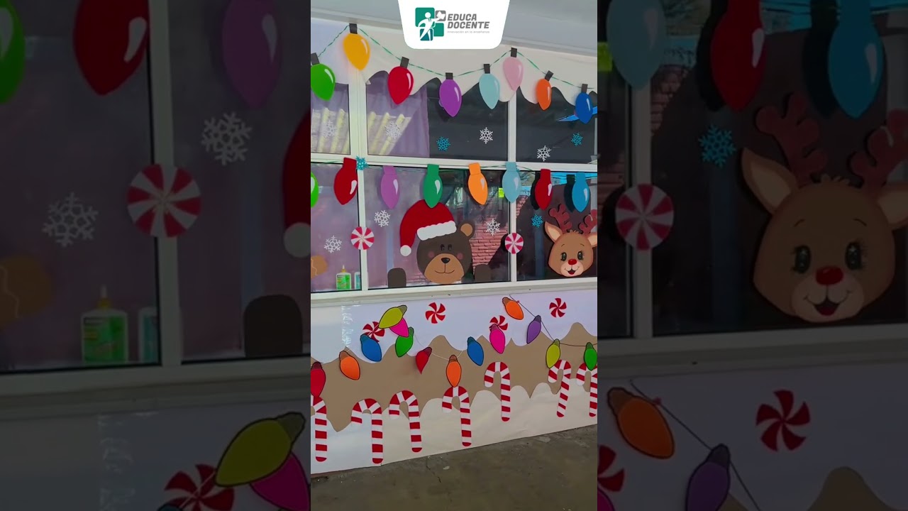 ideas para decorar la clase de navidad