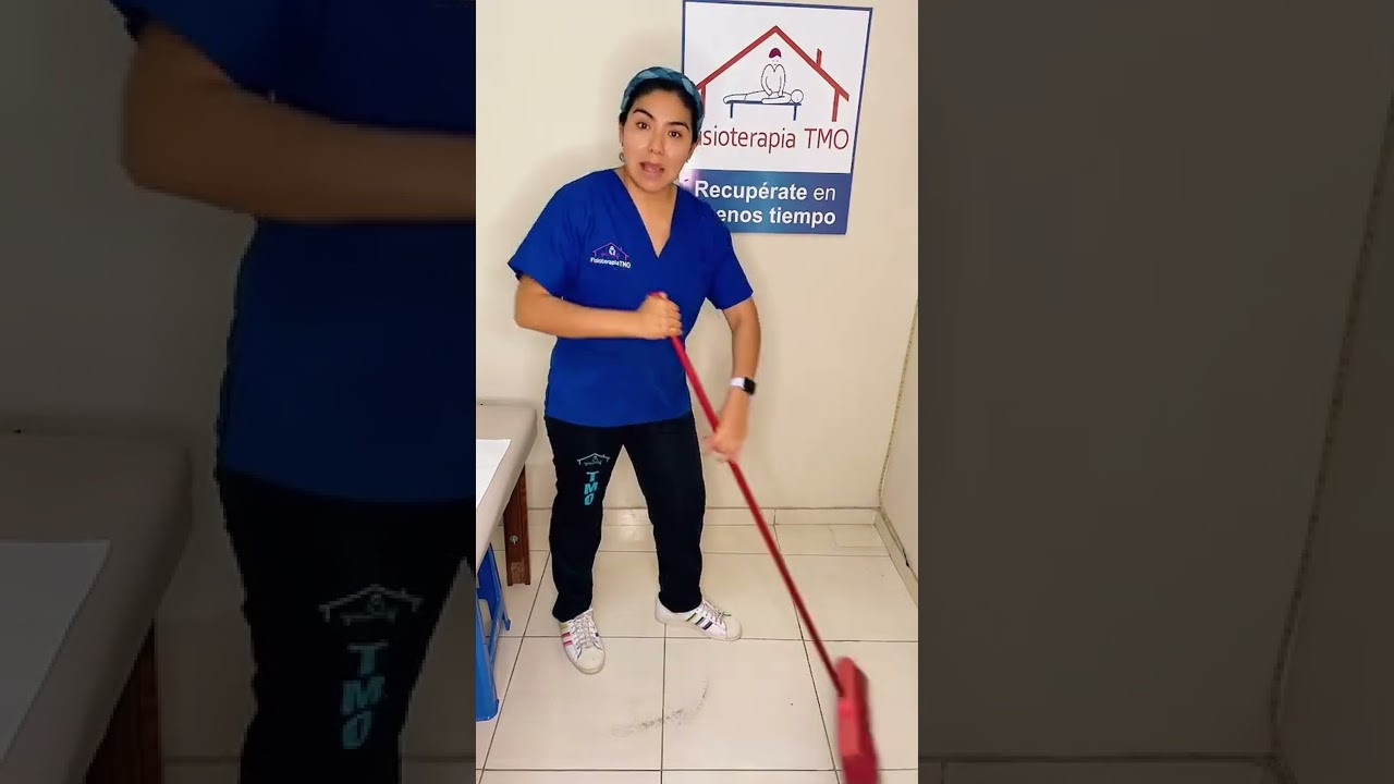 la fregona es mala para la espalda