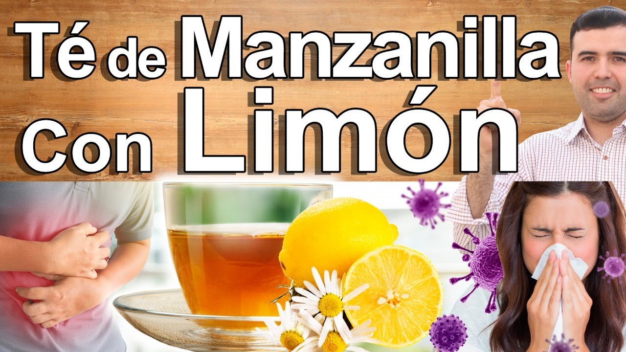 manzanilla con limon para que sirve