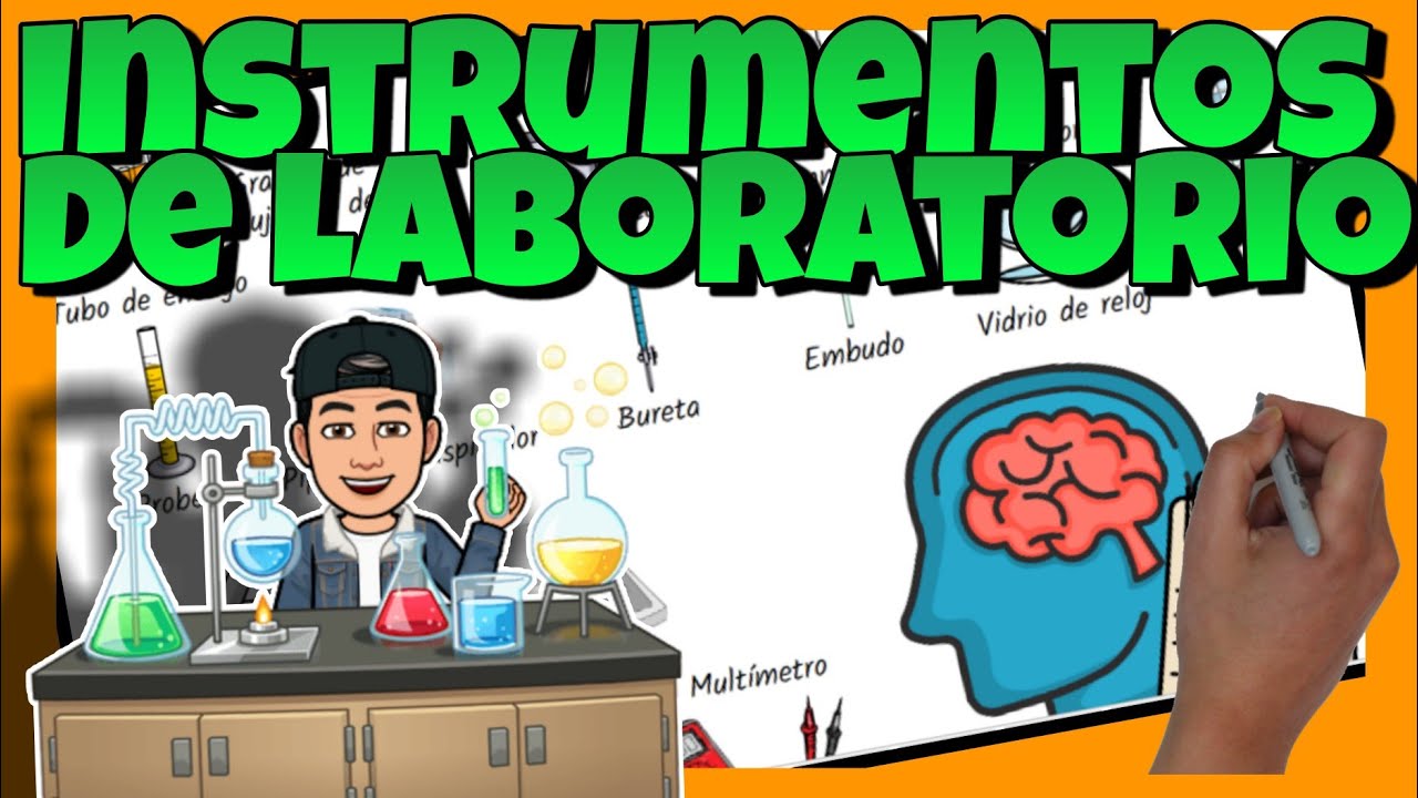 materiales de laboratorio con sus nombres