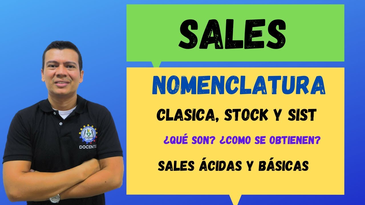 que es una sal en quimica