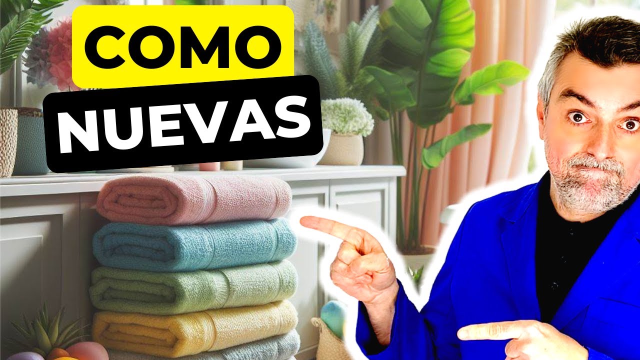 como lavar toallas para que no huelan a humedad