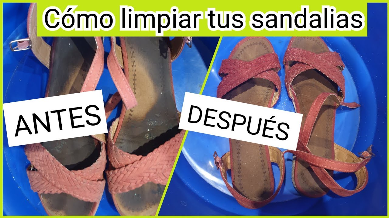 como limpiar las sandalias de piel por dentro