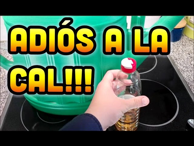 como quitar la cal del agua para regar plantas