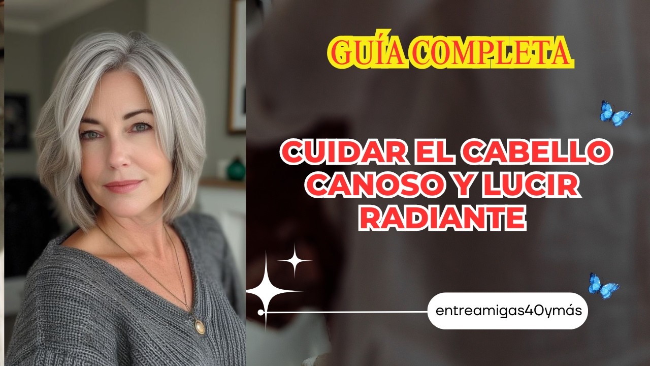 como tener un pelo canoso bonito