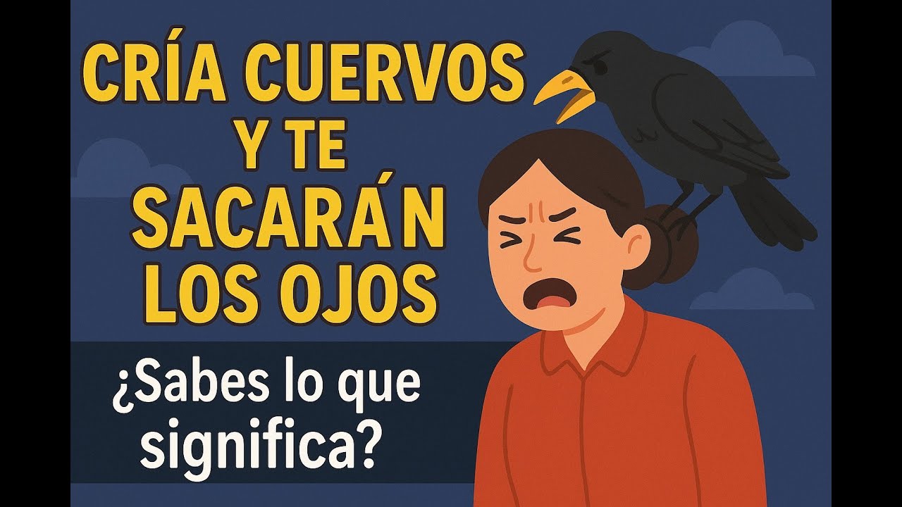 cría cuervos y te sacarán los ojos que significa