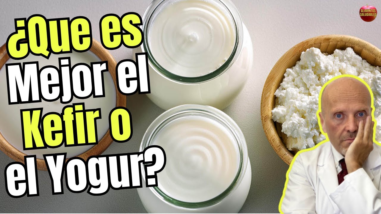 diferencia entre el yogur y el kéfir