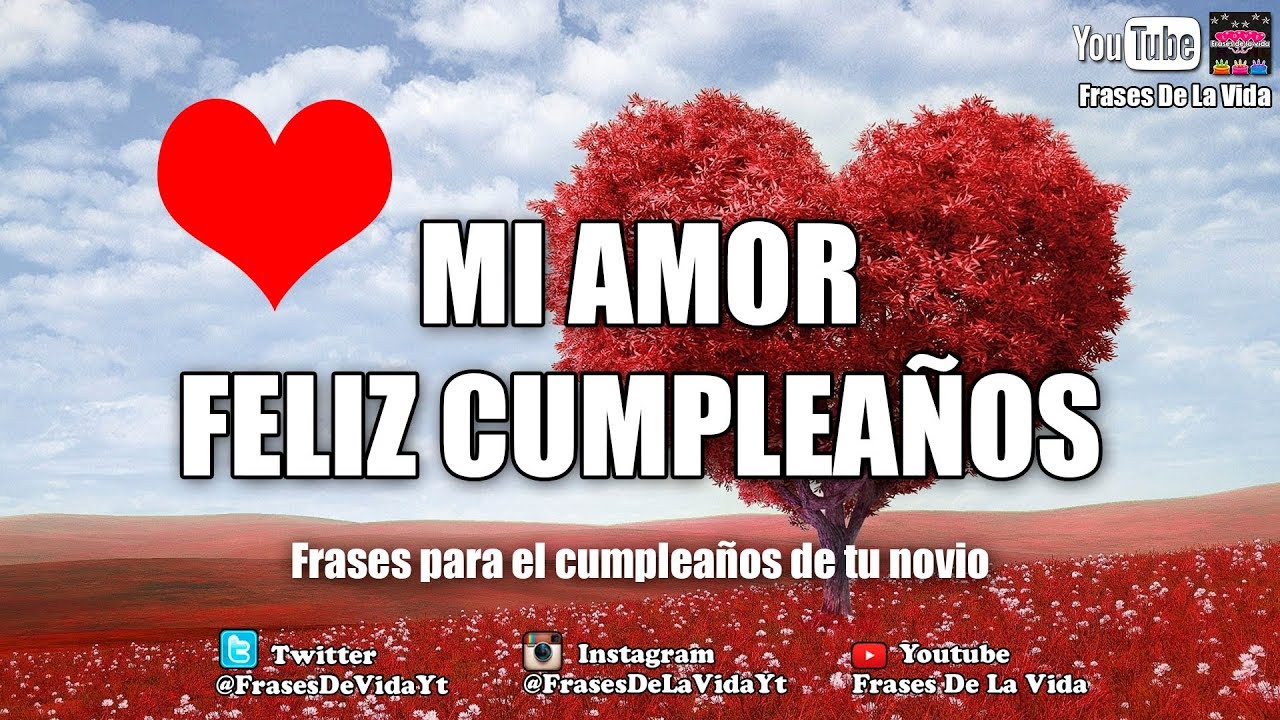 frase de cumpleaños para tu pareja